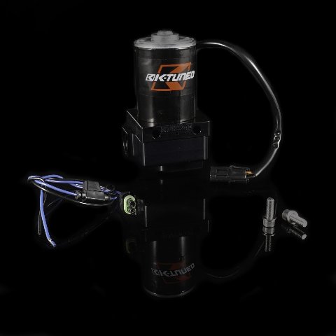 K-Tuned Electric Water Pump Fittings - 12AN and Hose End Fitting Set (Black)