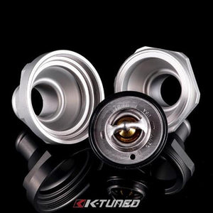 K Tuned Universal 1.25" Inline Billet Thermostat Housing w/ Stant Thermostat - HPTautosport