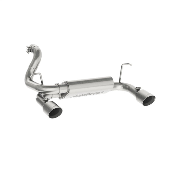 MBRP V6 Dual Rear Exit Axle Back AL Exhaust System for 2018+ Jeep Wrangler (JL)