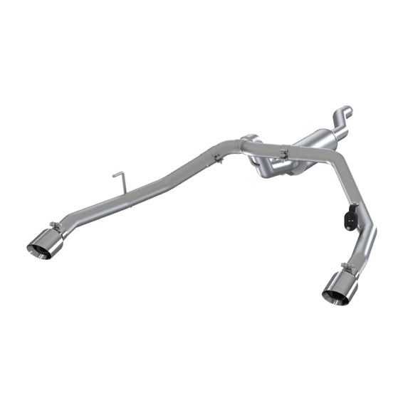 MBRP 2.5in Dual Rear Exit Cat Back Exhaust Aluminized for 2020 Jeep Gladiator
