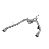 MBRP 2.5in Dual Rear Exit Cat Back Exhaust Aluminized for 2020 Jeep Gladiator