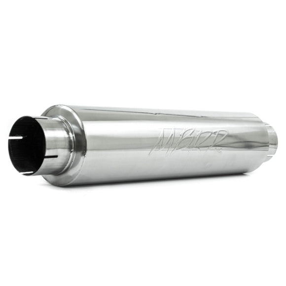 MBRP 24in Body 6in Dia 30in Overall T409 Universal Quiet Tone Muffler 4in In/Out