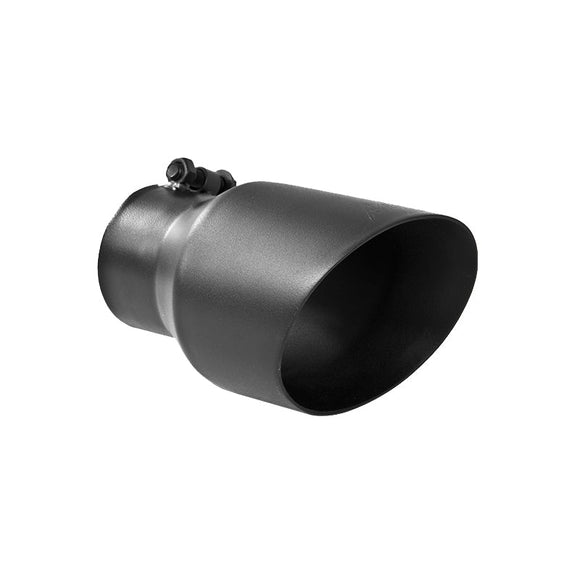 MBRP Universal Tip 4.5in OD 3in Inlet 8in Length Dual Walled Angled - Black