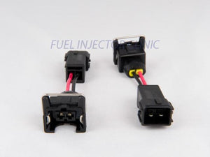 Fuel Injector Clinic Set of 6 injec plug adap for Jetronic/EV1 F to Honda OBD2 M