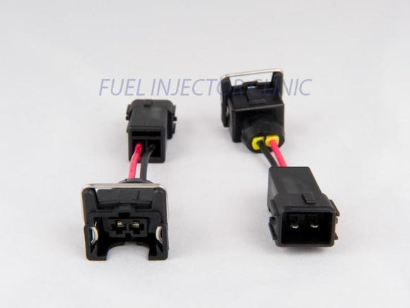 Fuel Injector Clinic Set of 6 Adapter Plugs for Jetronic/EV1 to Honda OBD2 M