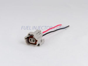 Fuel Injector Clinic Set of 4 injector connectors with pigtails for Denso
