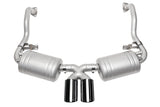 SOUL Performance Exh-Blk Chrome Doub Wall Tips for 05-08 Porsch 987.1 Caym/Boxst