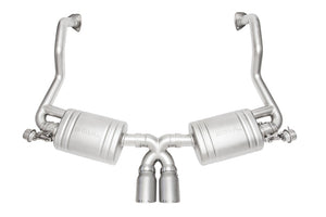 SOUL Valved Exh-Slash Cut Sig Satin Tips for 09-12 Porsche 987.2 Cayman/Boxster