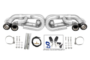 SOUL Valved Perf. Exh-CF Tips-w/ VC for 12-16 Porsche 991.1 Carrera Base/S/GTS