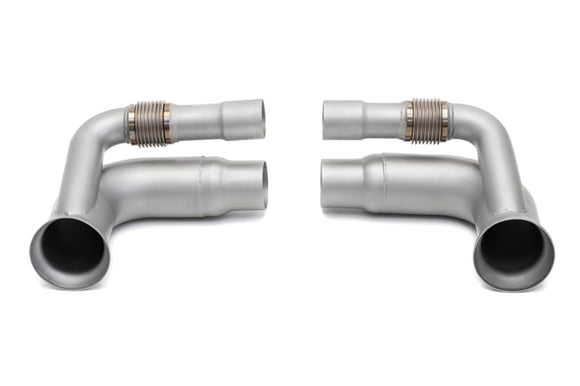 SOUL Side Muffler Bypass Pipes (Non-Valved) for 14-19 Porsche 991 GT3