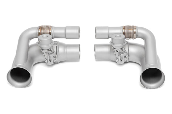 SOUL Side Muffler Bypass Pipes (Valved) for 14-19 Porsche 991 GT3
