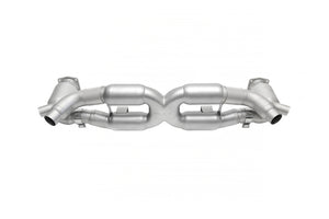 SOUL Turbo Sport X-Pipe Exhaust - Reuse Factory Tips for 13-19 Porsche 991.1
