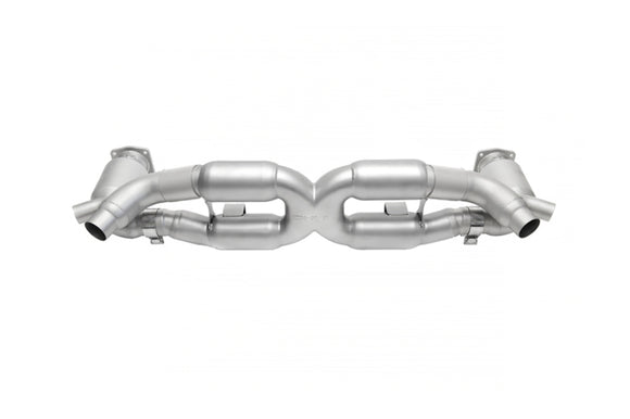 SOUL Turbo Sport X-Pipe Exhaust - Reuse Factory Tips for 13-19 Porsche 991.1