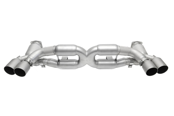 SOUL Turbo Sport X-Pipe Exhaust - Stright Cut Tips for 13-19 Porsche 991.1/991.2