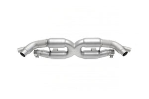 SOUL Turbo X-Pipe Exhaust - Reuse Factory Tips for 13-19 Porsche 991.1