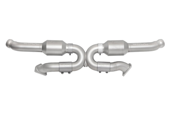 SOUL Cat Converter X-Pipe (94-96.5 w/Bischoff)for 94-96.5 Porsch 993 Carrera Sp
