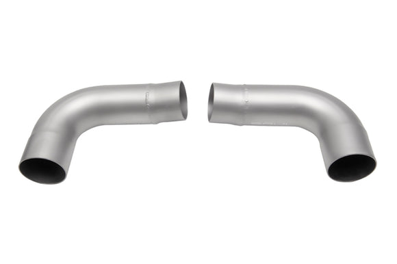 SOUL Muffler Bypass Pipes - Reuse Tips (S) for 05-08 Porsche 997.1 Carrera S