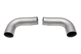 SOUL Muffler Bypass Pipes - Reuse Tips (S) for 05-08 Porsche 997.1 Carrera S