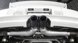 SOUL Center Muff Bypass Exh-3.5"Blk Doub Wall Tips for 06-11 Porsch 997/997.2GT3