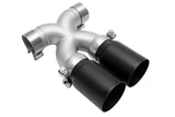 SOUL X-Pipe w/Tips-Strg Cut Satin Tips for 13-16 Porsch 987.2/981 Cayman/Boxster