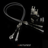 K Tuned Race-Spec Shifter Cables and Trans Bracket B-Series AWD R-SFT-BAW