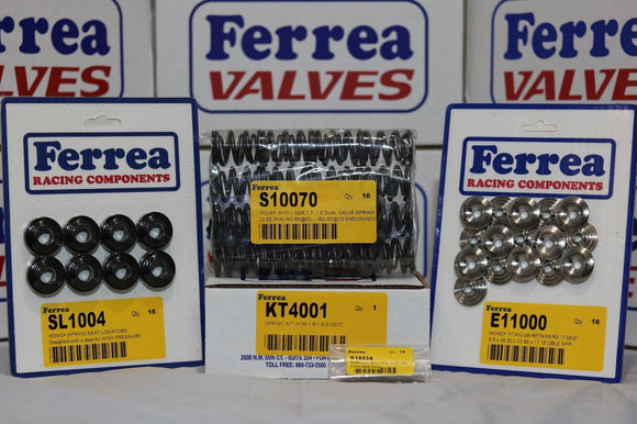 Ferrea 80LBS Dual Valvesprings, Keepers & Ti Retainers Honda B18C B16A1 KT4001