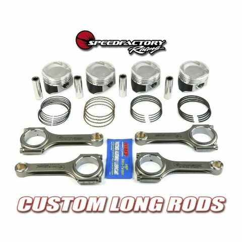 SpeedFactory No-Notch D16 Long Rod Vitara Pistons Combo 75.5mm Bore +.020