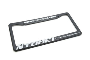 Tomei License Plate Frame 2016 Ver. "The Engine Specialist" Black / White (Logo)
