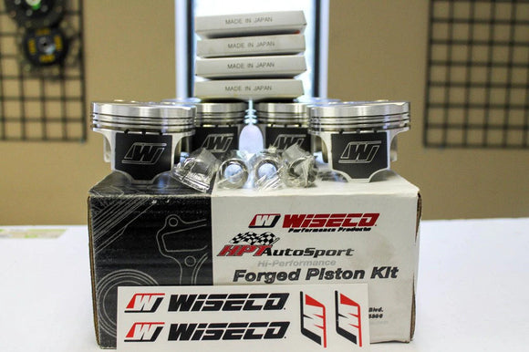 Wiseco Toyota 3SGTE 4v Dished -6cc Turbo 86.5 Piston Shelf Stock Kit -K615M865