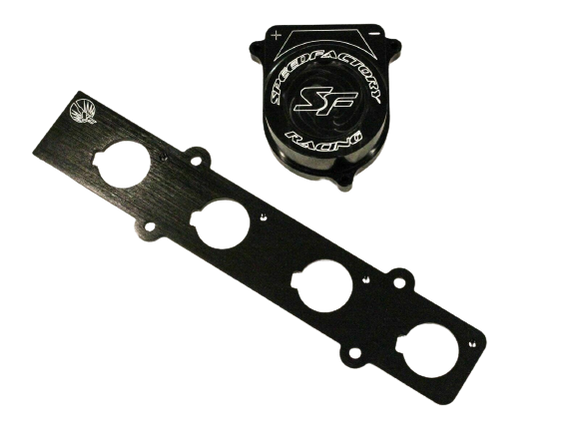 SpeedFactory Coil On Plug Adapter Plate and B18 GSR Type-R Distributor Cap Combo