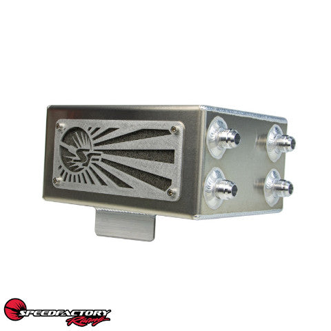 SpeedFactory Rising Sun Angled Catch Can for '92-'00 Civic and '94-'01 Integra