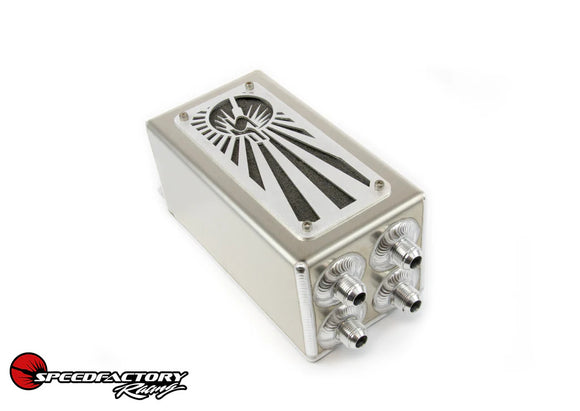 SpeedFactory Rising Sun Oil Catch Can – Battery Tray Mount – Honda EJ/D B-Series