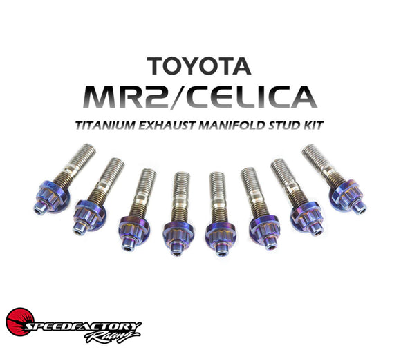 SpeedFactory Racing  Titanium Exhaust Manifold Stud Kit for Toyota MR2 / Celica