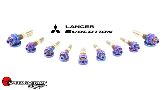 SpeedFactory Titanium Exh Manifold Stud Kit for Mitsubishi EVO/4G63 Engines 95+