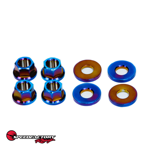 SpeedFactory Racing Titanium Front Upper Control Arm Hardware Kit -Burnt