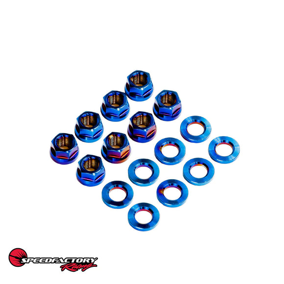 SpeedFactory Racing Titanium Upper Shock / Strut Hardware Kit Burnt