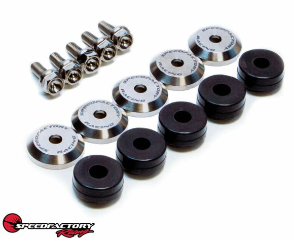 SpeedFactory Titanium Valve Cover Hardware Kit for F20C/F22C1 (S2000) RAW