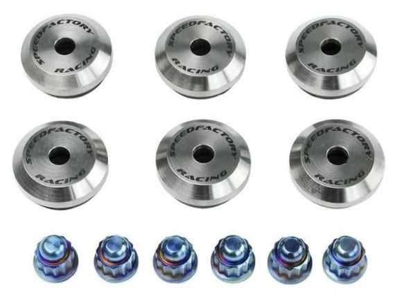 SpeedFactory K-Series VTEC Titanium Valve Cover Hardware Set BURNT Finish
