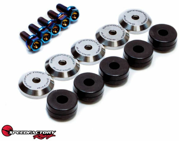 SpeedFactory Titanium Valve Cover Hardware Kit for F20C/F22C1 (S2000) BURNT