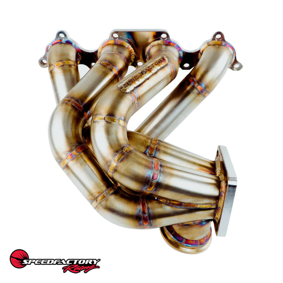 SpeedFactory Racing Forward Facing B-Series Outlaw Turbo Manifold T4 Open / Tial 60mm