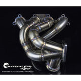 SpeedFactory Racing Forward Facing B-Series Outlaw Turbo Manifold T4 Divided / -Tial 60mm