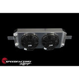 SpeedFactory Tucked Radiator w/ Dual Fans B/D/F/H-Series 16AN Inlet/Outlet