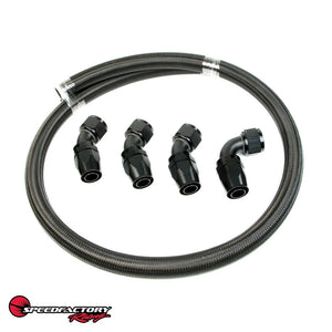 SpeedFactory Tucked Radiator -16AN Hose & Fitting Kit for K/J-Series (SF‑06‑049)