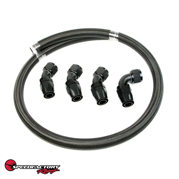 SpeedFactory Tucked Radiator -16AN Hose & Fitting Kit for K/J-Series (SF‑06‑049)