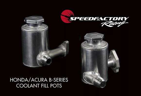SpeedFactory Racing Honda/Acura RACE Cooling System Fill Pots for B18C1 GSR 16AN