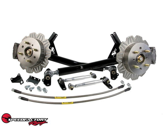 SpeedFactory Racing Lightweight Rear Trailing Arm Kit With Staging Brakes (FWD) With Wheel Bearing & Hub Assembly