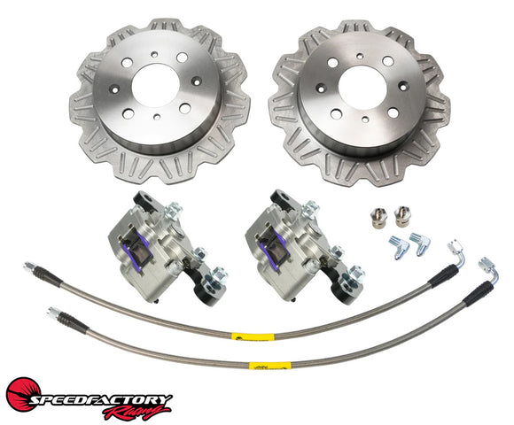 SpeedFactory Lightweight Rear Staging Brake Kit AWD/FWD – SF‑08‑101 (Honda Integra/Civic)