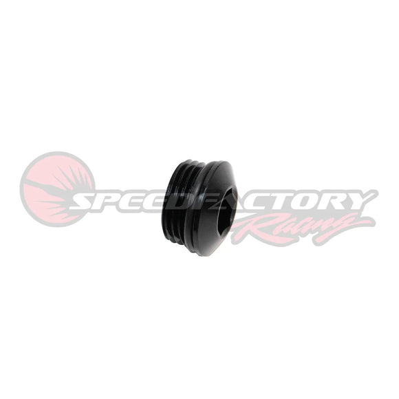 SpeedFactory -10AN Black Port Plug with O-Ring