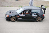 PCI 4" ALUMINUM SIDE SKIRTS for 96-2000 CIVIC HB/COUPE