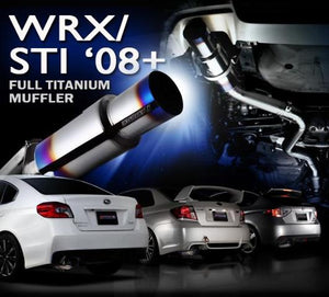 Tomei Full Titanium Extreme Ti Cat-back Exhaust for 2008+ WRX/STi